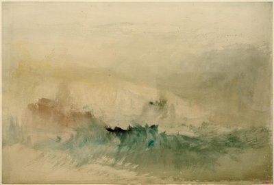 A Stormy Sea by Joseph Mallord William Turner